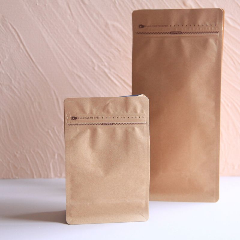 Stand up Food Tea Coffee Compostable Packaging Zipper Bag