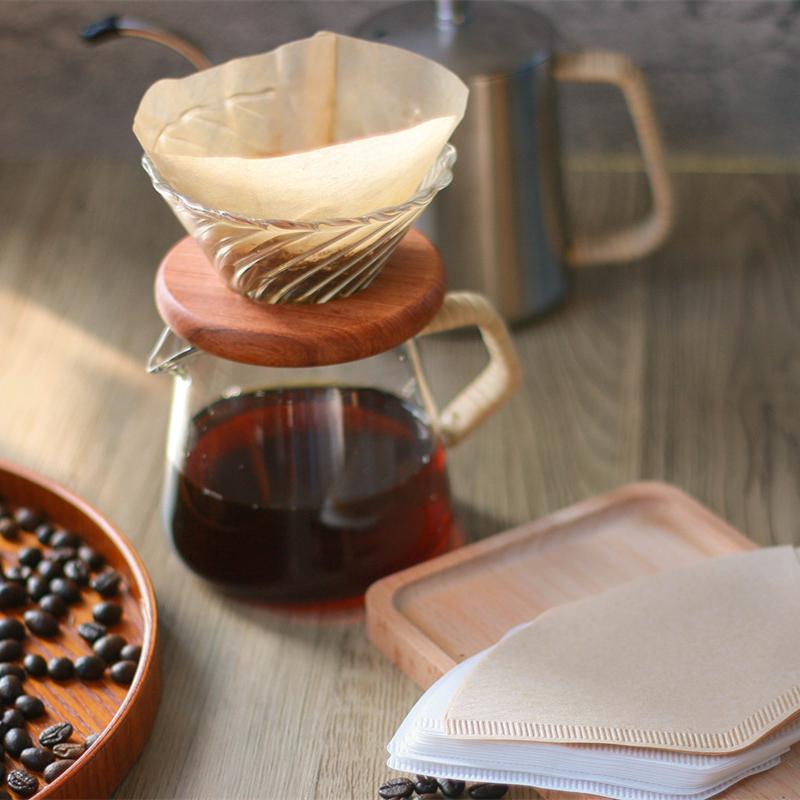 China wholesale Coffee Filter Paper Bag Exporter –Best Selling V60 Paper Coffee Filter, Cone Coffee Filter Paper Bag – WISH detail pictures